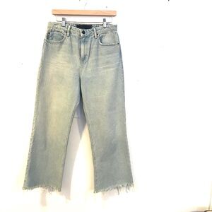 Alexander Wang denim/jeans Denim X "Tame" women's size 28 light wash wide leg